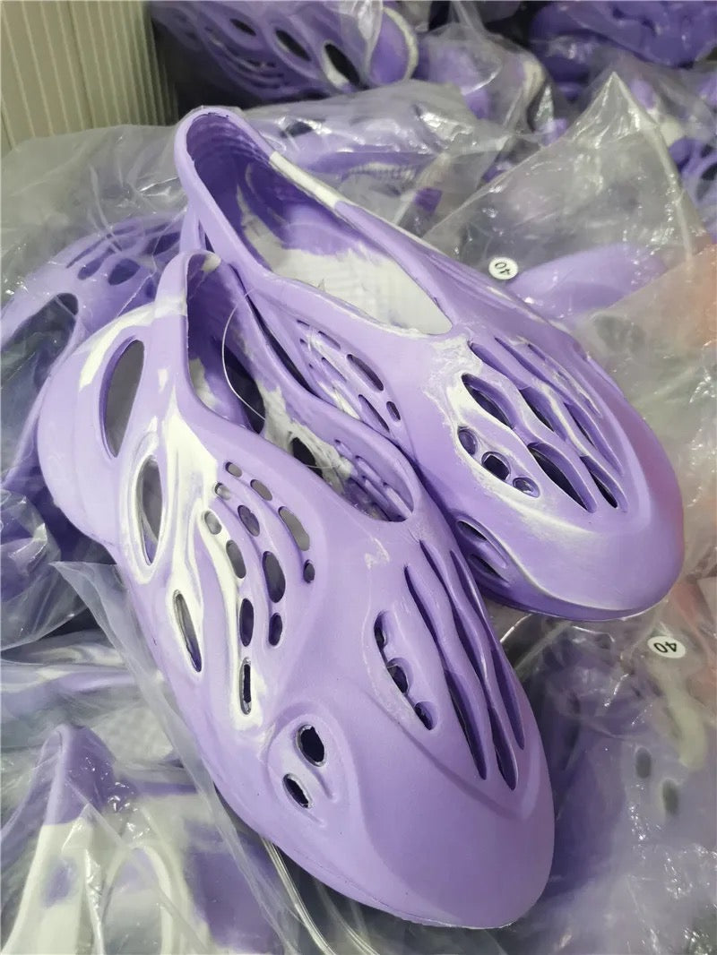 Yeezy Like Foam Runner Multi Color Purple White / Women 9/9.5 (42/43)
