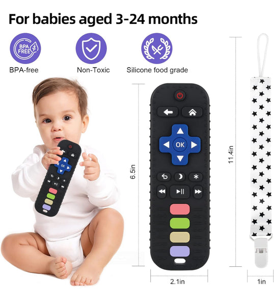 Toy: Silicone Play Remote Control for Baby for Babies 0- 24 Months