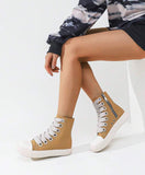 Rick Owens Like High Top Sneakers- Camel