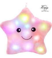 LED Night Light Star Pillow