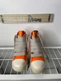 Agent Rick Owens High Top Sneaker Thick Laces- Orange