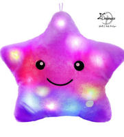 LED Night Light Star Pillow