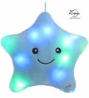 LED Night Light Star Pillow