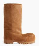 Alaska Fur Tall Boots- Tan
