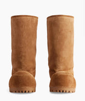 Alaska Fur Tall Boots- Tan