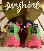 Off White Like Sneaker- Fuchsia