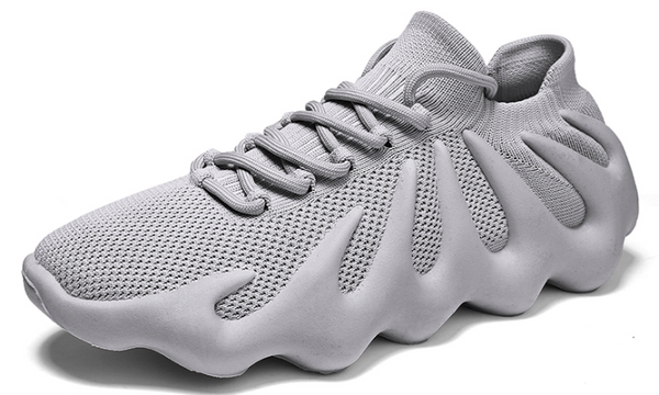 Overstock Yeezy Like Cloud 450 Sneakers- Gray