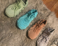 Yeezy Like Cloud 450 Sneakers- Soft Lime Green
