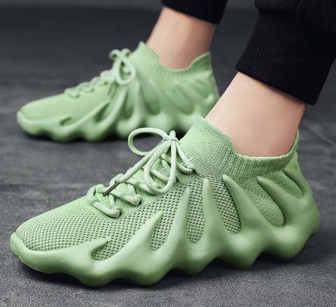 Yeezy Like Cloud 450 Sneakers- Soft Lime Green