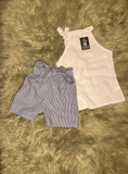 Tie Up Blouse/ Short Set