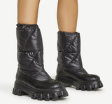 Puffer Drawstring Snow Boot