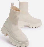 Sock Knitted Chelsea Boot- Sale