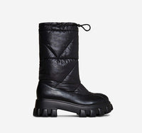 Puffer Drawstring Snow Boot