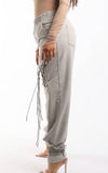 Parachute Laced Up Joggers Gray- SALE