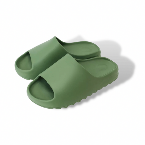 Olive green yeezy slides 2025